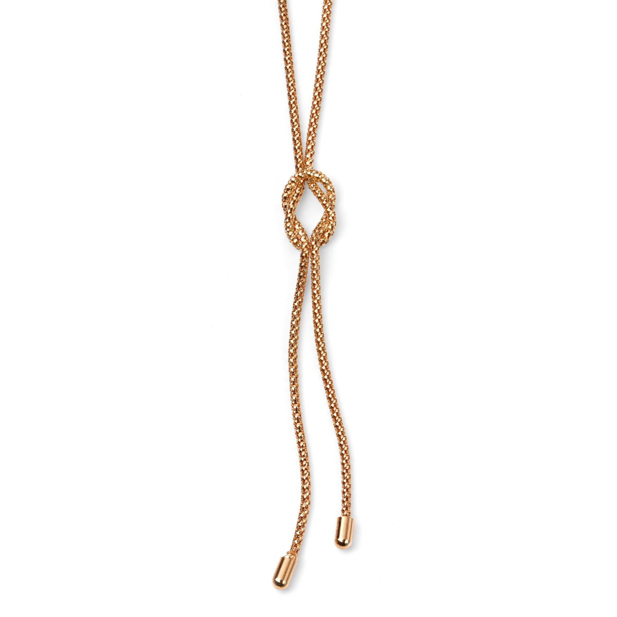 9ct Gold Lariat Knot Necklace– Warrenders Jewellers