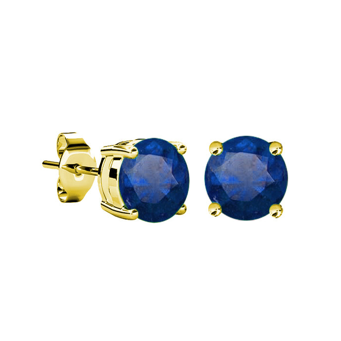 9ct Gold Sapphire Stud Earrings