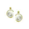 9ct Gold Pearl & Diamond Earrings