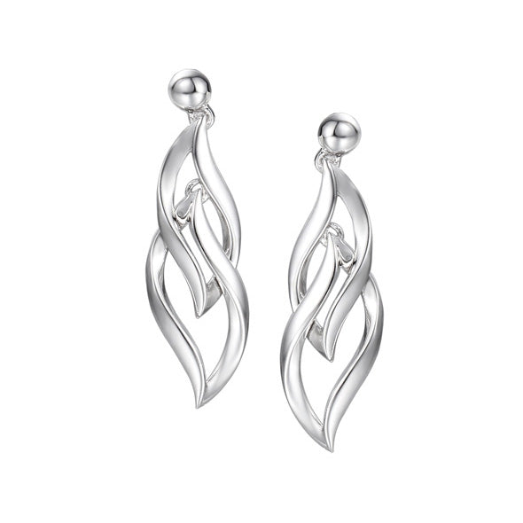 Silver Drop Earrings