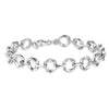 Silver Circle Link Bracelet