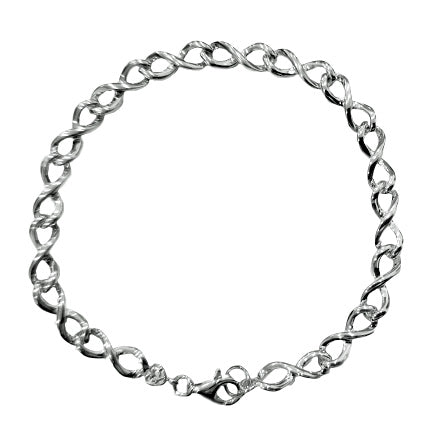 Silver Infinity Link Bracelet