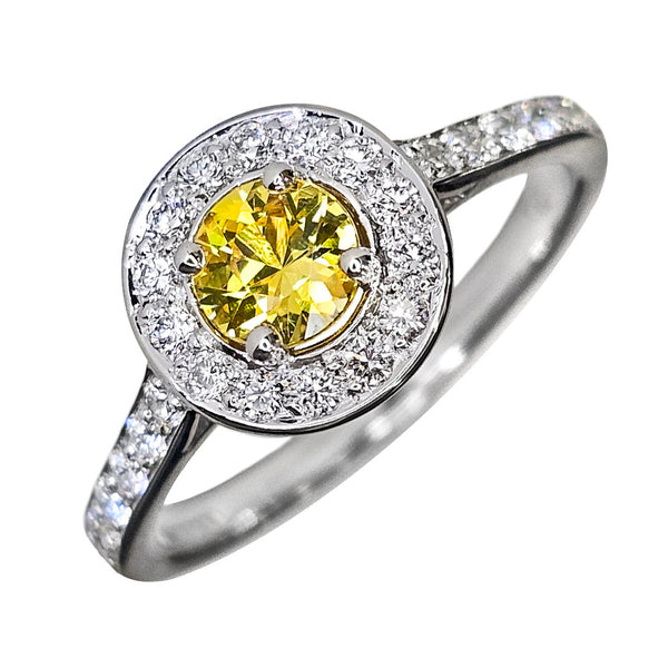 18ct Sapphire & Diamond Halo Ring