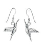 Silver Hummingbird Earrings