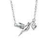 Silver Humming Bird Necklace