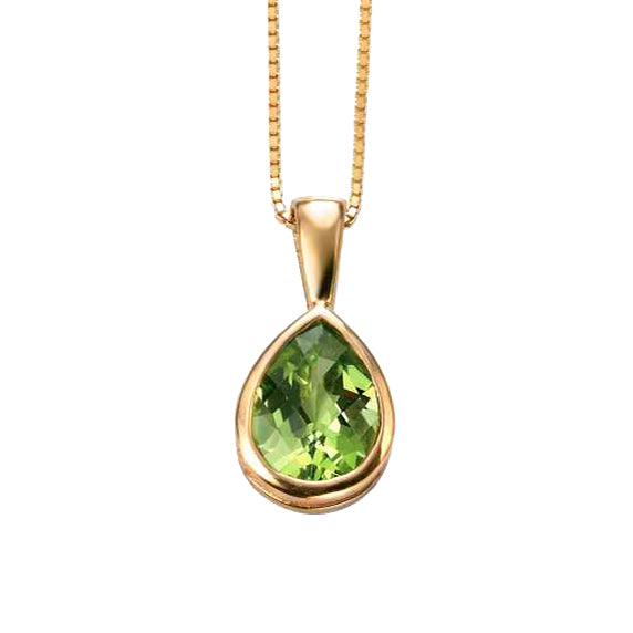 9ct Peridot Pendant