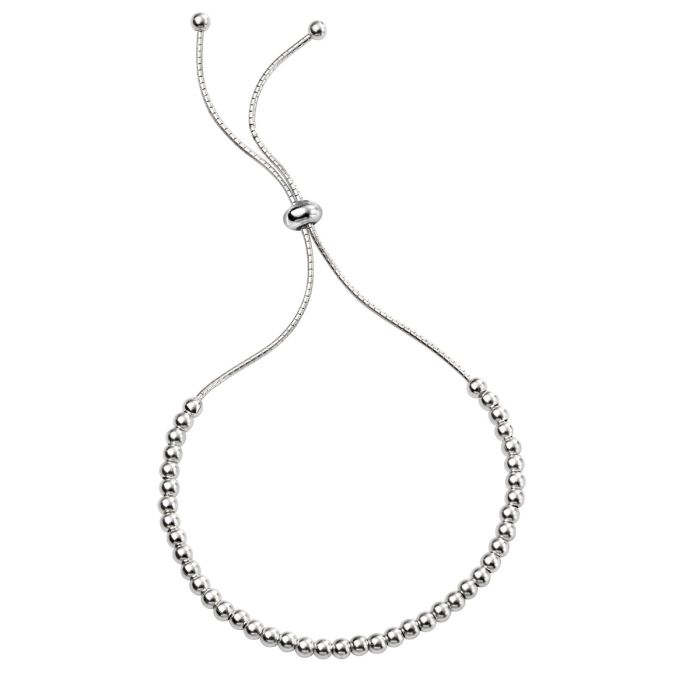 Silver Ball Toggle Bracelet