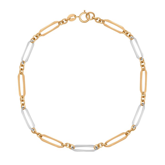9ct Bi-Colour Bracelet