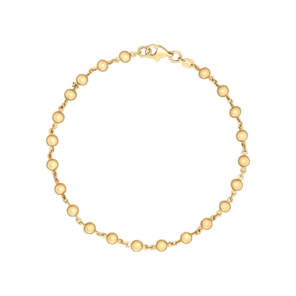 9ct Gold Bead Bracelet