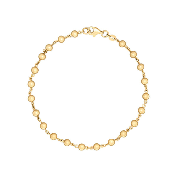 9ct Gold Bead Bracelet
