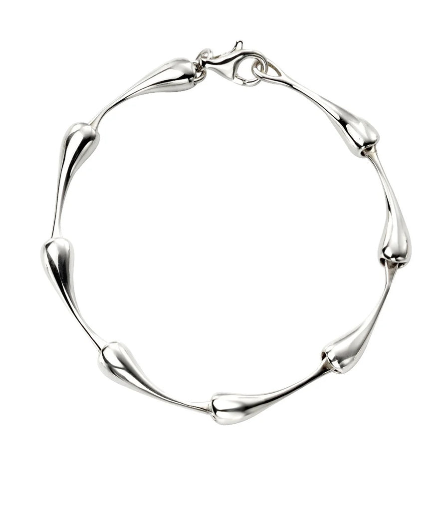 Silver Droplet Bracelet