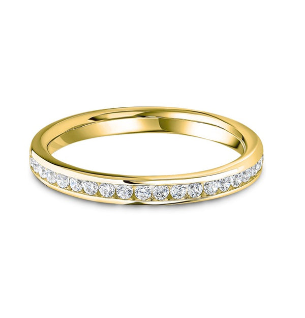 18ct Gold Diamond Half Eternity Ring