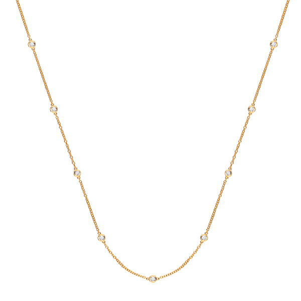9ct Gold Diamond Necklace