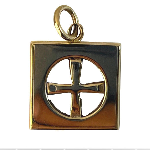 Vintage 9ct Gold Cross Pendant