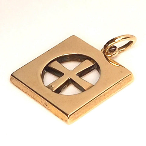Vintage 9ct Gold Cross Pendant
