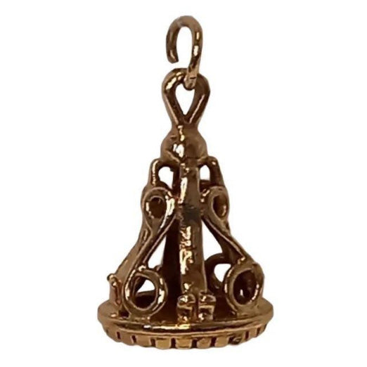 Vintage 9ct Gold Tigers Eye Fob