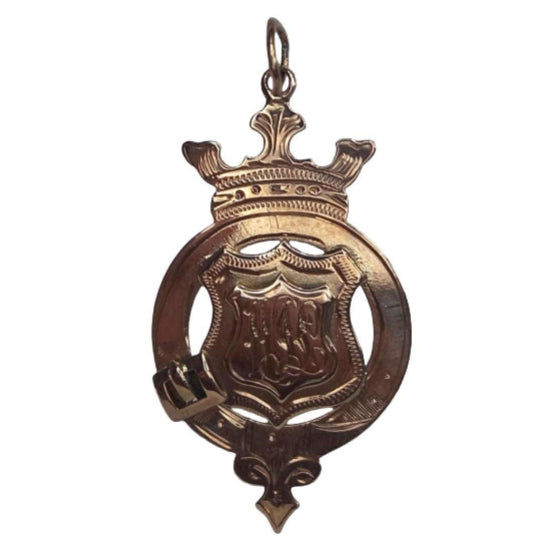 Vintage 9ct Gold Engraved Medal