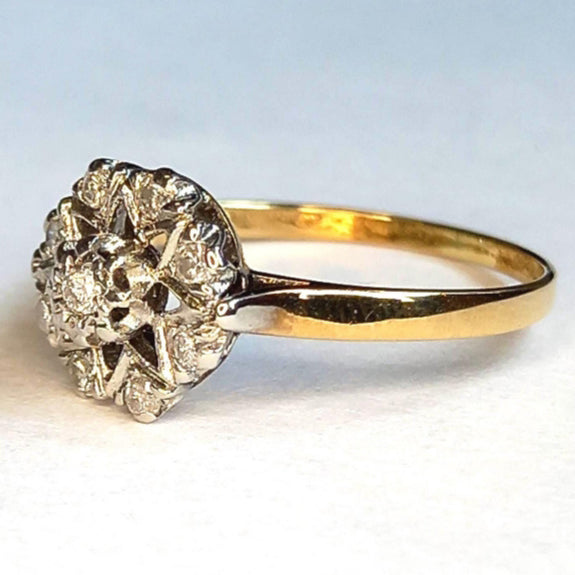 Vintage 9ct Gold Diamond Ring