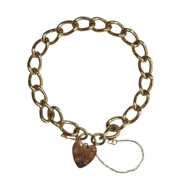 Secondhand 9ct Gold Charm Bracelet