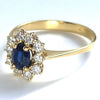 Pre-owned Sapphire & Diamond Ring