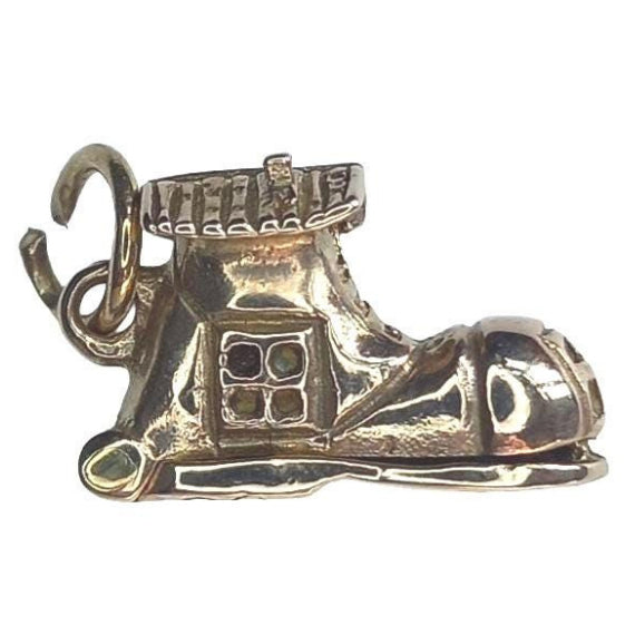 Vintage 'Old Lady Who Lived In A Shoe' Charm