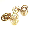 Vintage 9ct Gold Masonic Cufflinks