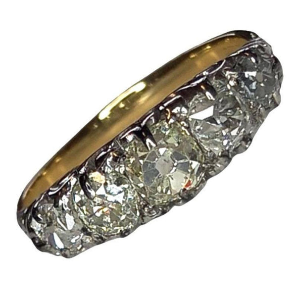 Vintage 18ct Gold Old Cut Diamond Ring