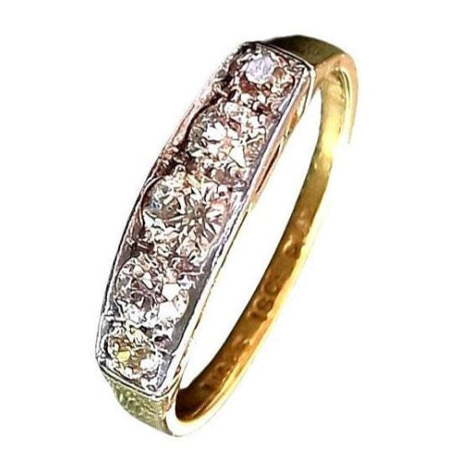 Vintage Five Stone Diamond Ring