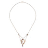 Vintage Opal & Garnet Necklace