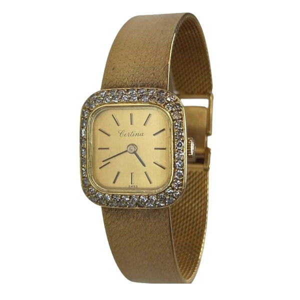 Pre-owned 18ct Gold & Diamond Watch