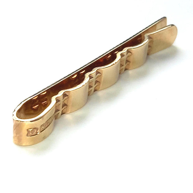 Pre-owned 9ct Gold Tie Slide