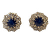 Vintage Sapphire & Diamond Earrings