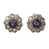 Vintage Sapphire & Diamond Earrings