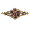 Vintage 14ct Gold Garnet Brooch