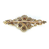 Vintage 14ct Gold Garnet Brooch