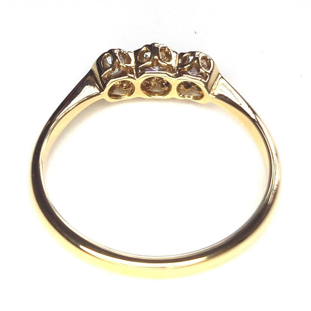 Vintage Three Stone Diamond Ring