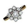Pre-owned 18ct Gold Diamond Cluster Ring
