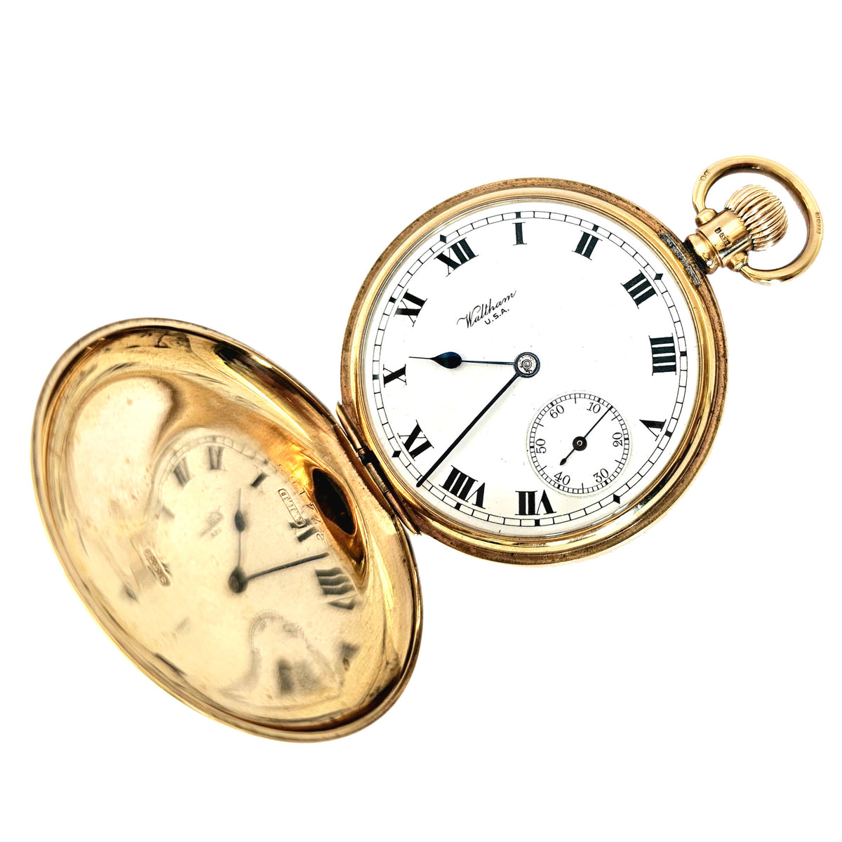 Vintage 9ct Gold Waltham Pocket Watch– Warrenders Jewellers