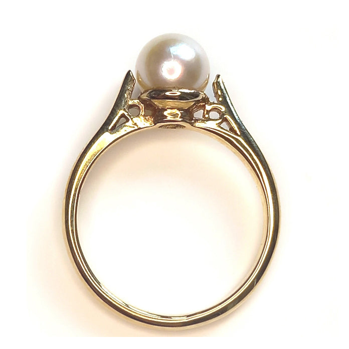 Pre-owned 9ct Gold Cultured Pearl Ring