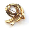 Pre-owned Gold Swirl Brooch