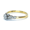 Pre-owned 18ct Gold & Platinum Diamond Ring