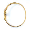 Pre-owned Heart-Cut Diamond Bangle