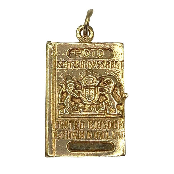 9ct Gold Passport Charm