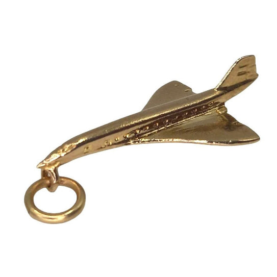 Pre-owned 9ct Gold Concorde Charm