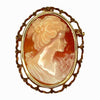Vintage 9ct Gold Cameo Brooch/Pendant
