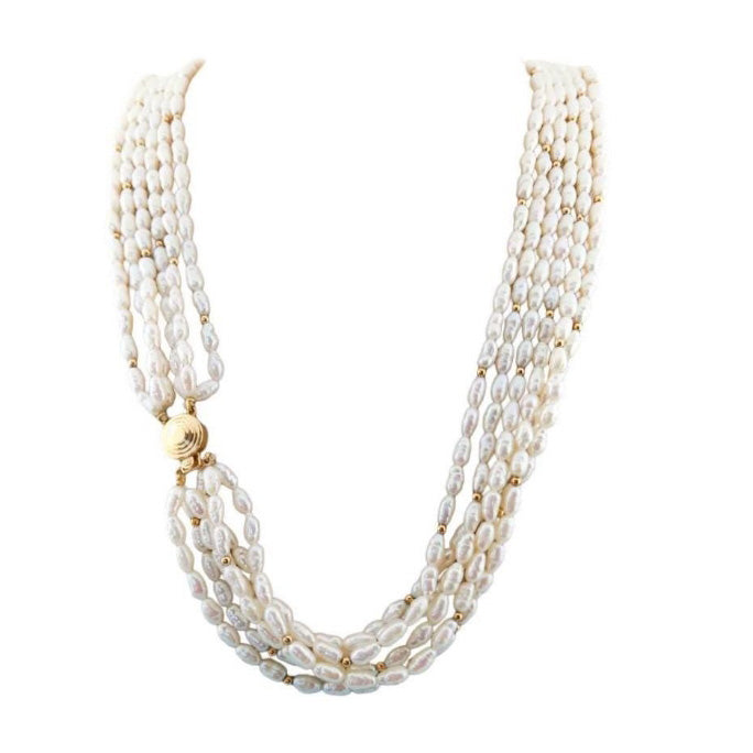 Pre-owned Seed Pearl Necklace