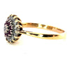 Pre-owned Ruby & Diamond Cluster Ring
