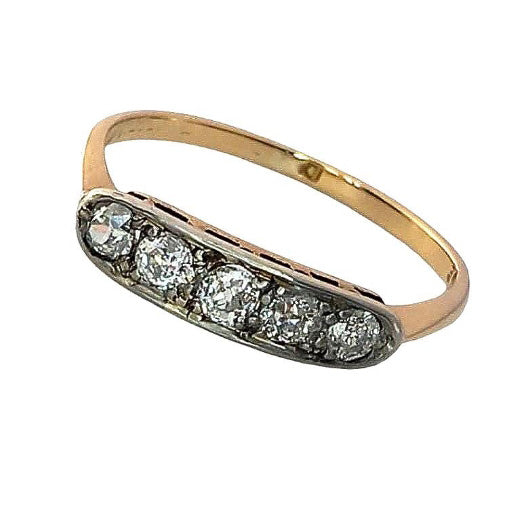 Vintage Diamond Five Stone Ring