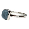 Pre-owned 18ct White-gold Aquamarine Ring