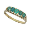 Vintage 18ct Gold Garnet & Glass Doublet Ring